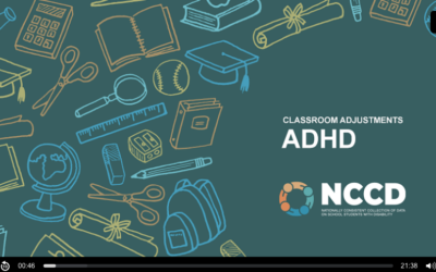 NCCD Podcast Classroom Adjustments ADHD